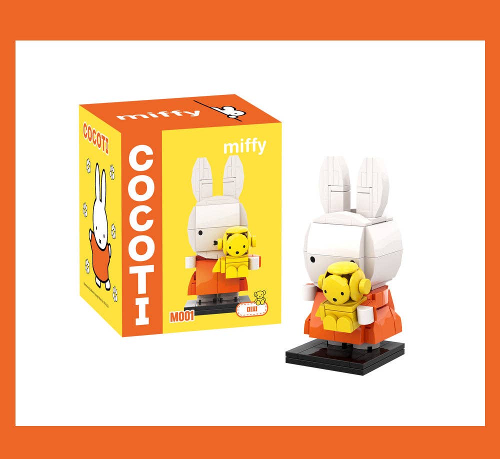 Miffy Brick Figure with Teddy