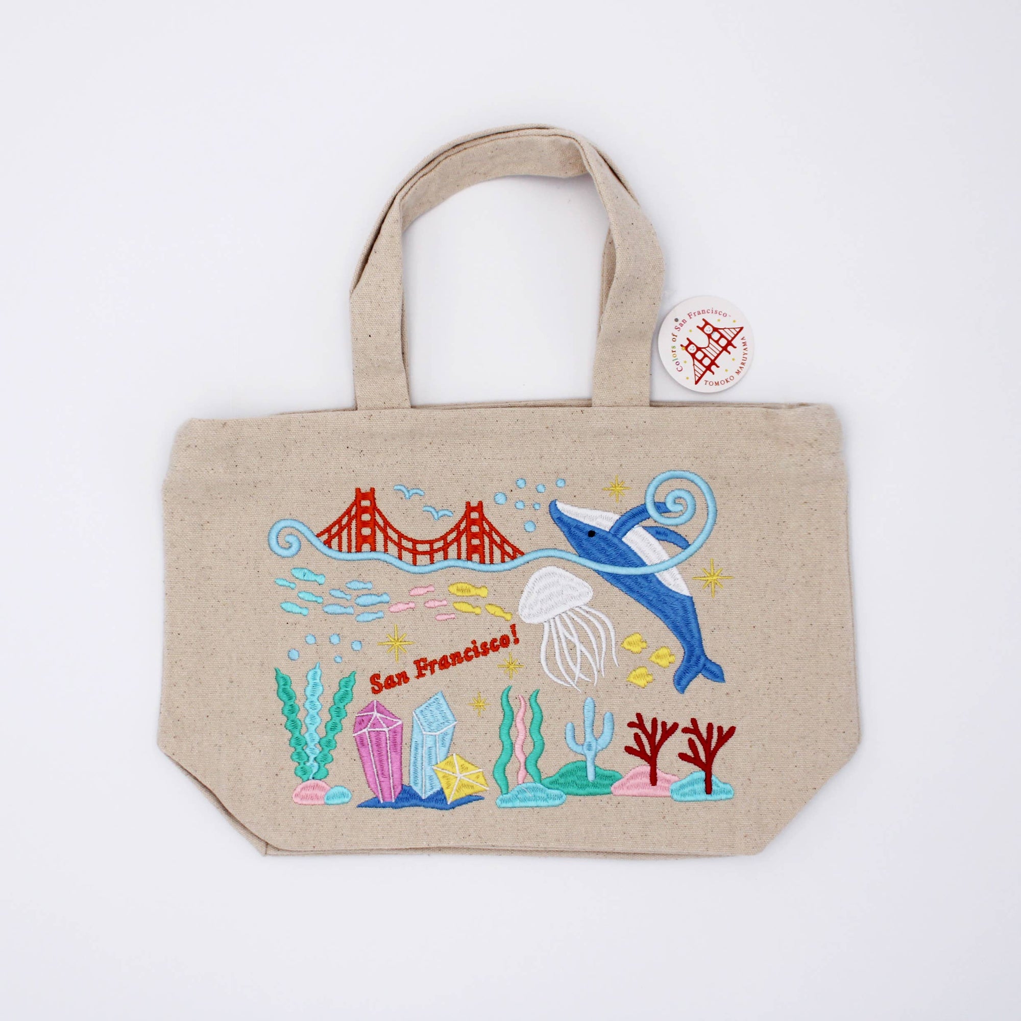 Sea Life Embroidered Lunch Bag