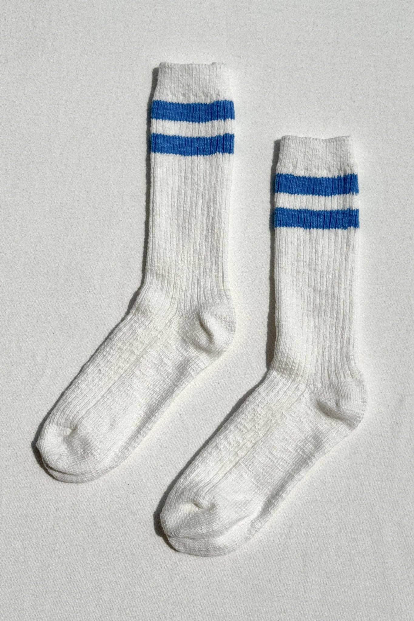 Cottage Varsity Socks, White Varsity