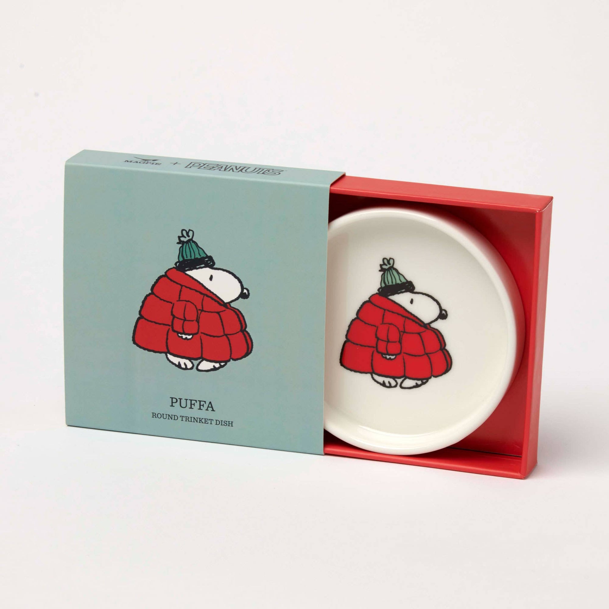 Snoopy Round Trinket Dish, Puffa