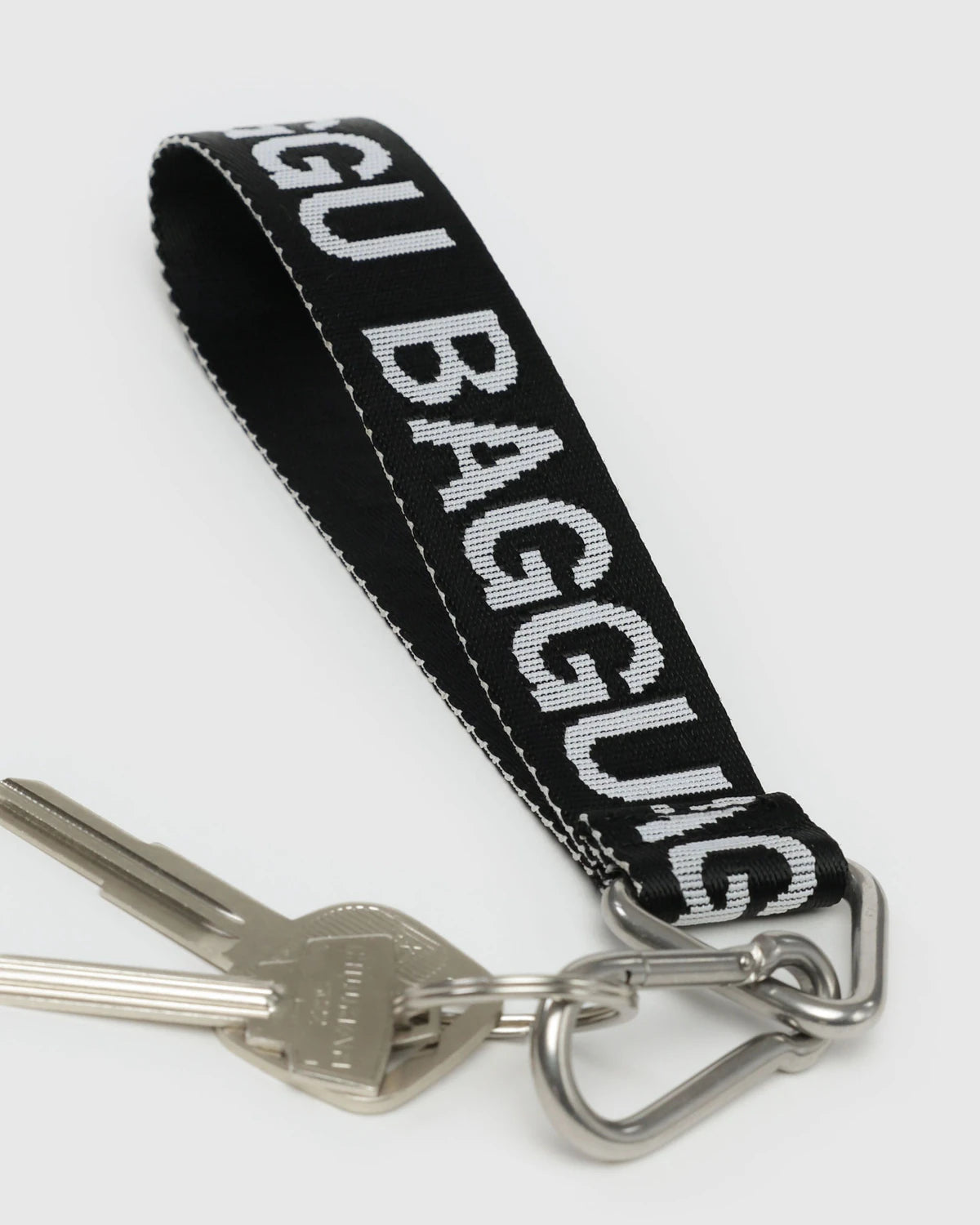 Logo Keychain, Black & White