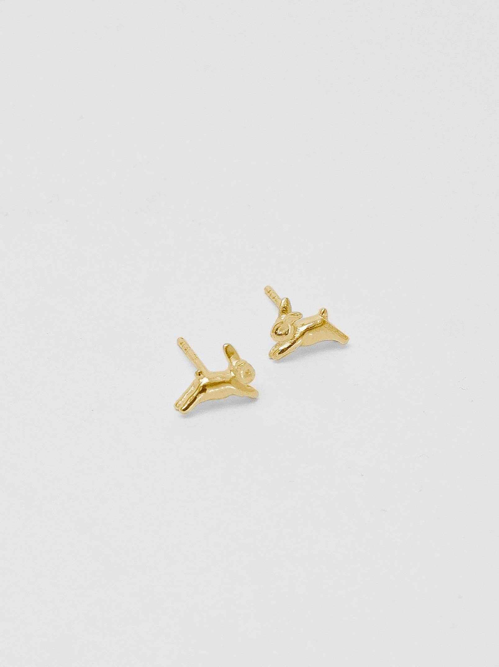 Bunny Stud Earring in Gold