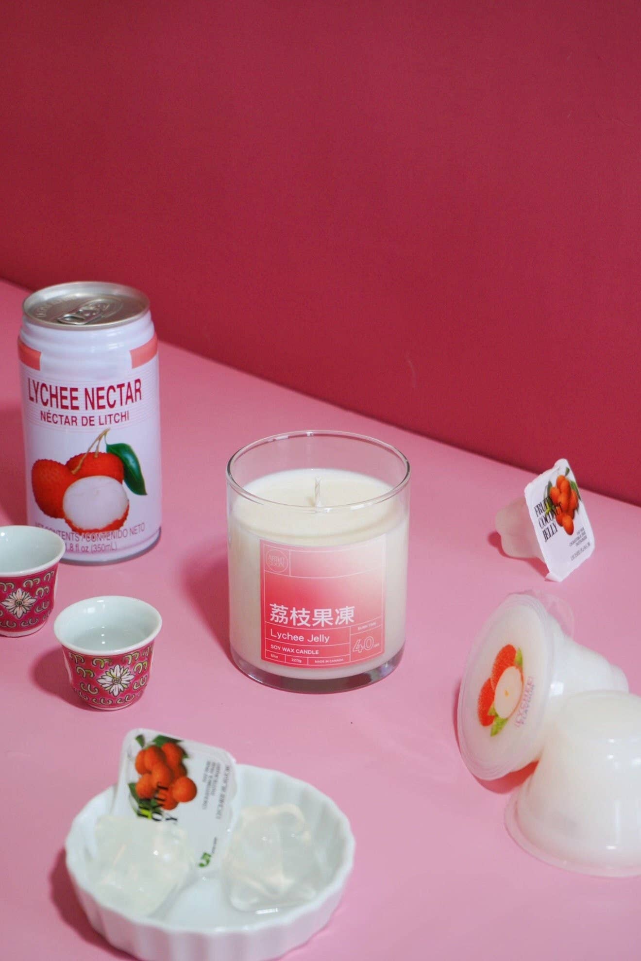 Lychee Coconut Jelly Candle