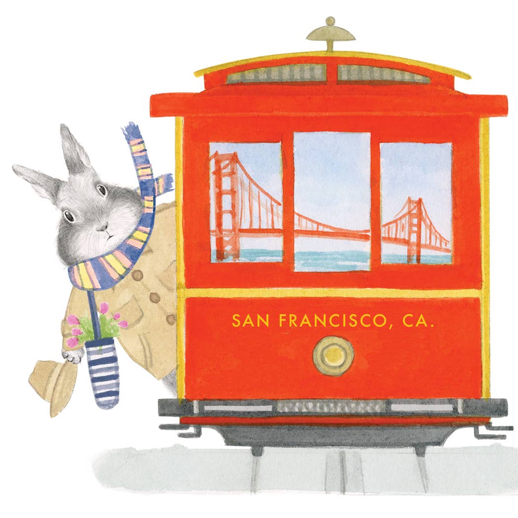 San Francisco Bunny Card