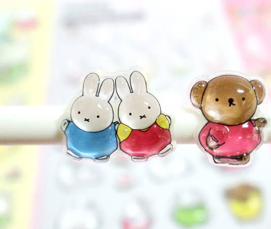 Miffy Puffy Stickers, Shiny
