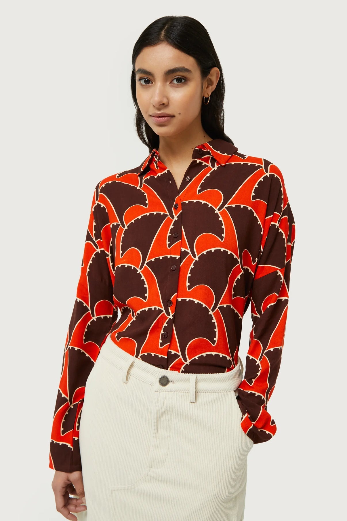 Abstract Button Up