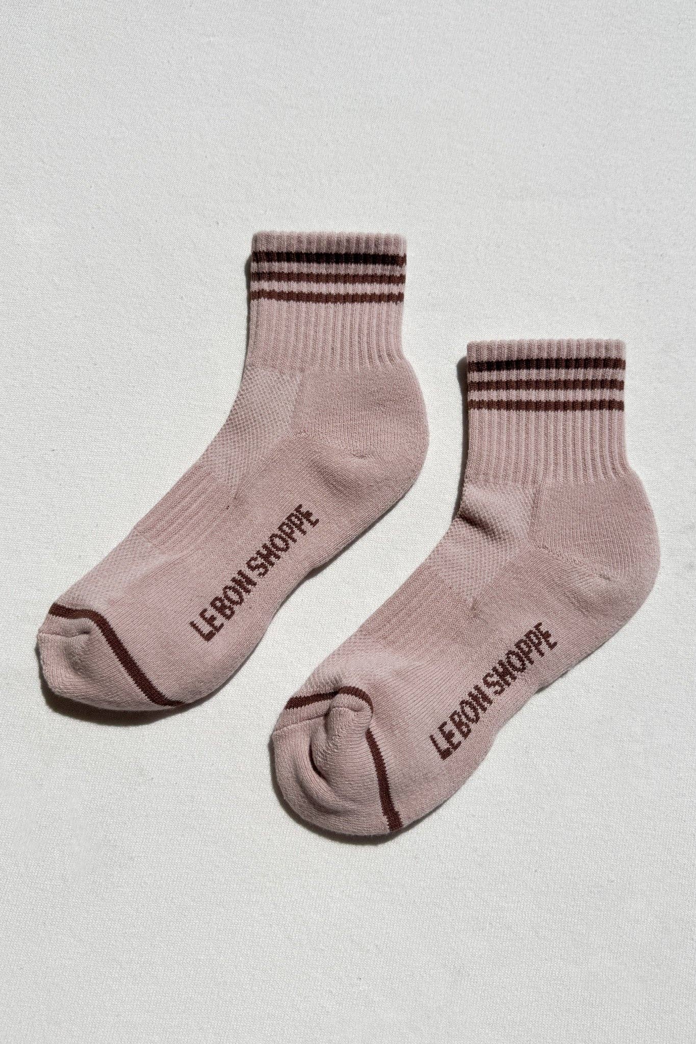 Girlfriend Socks, Bright Grey
