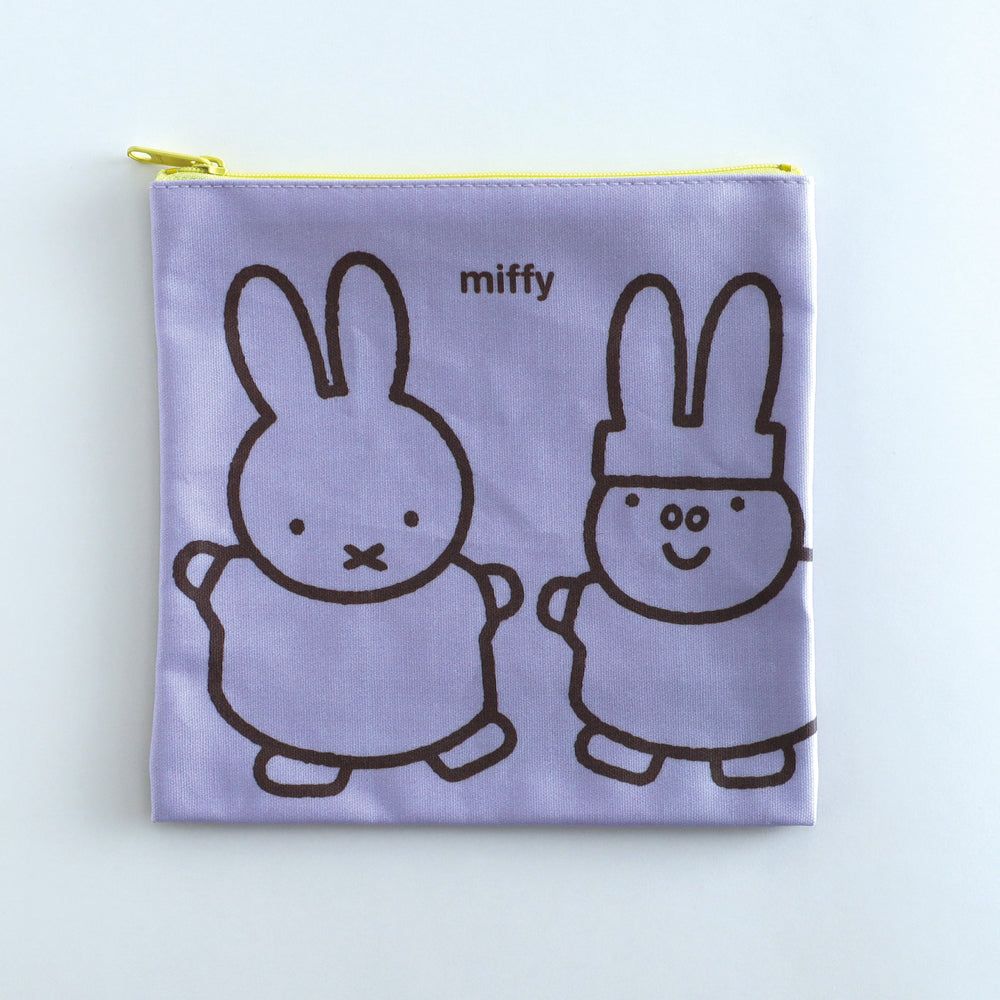 Miffy Square Pouch, Purple