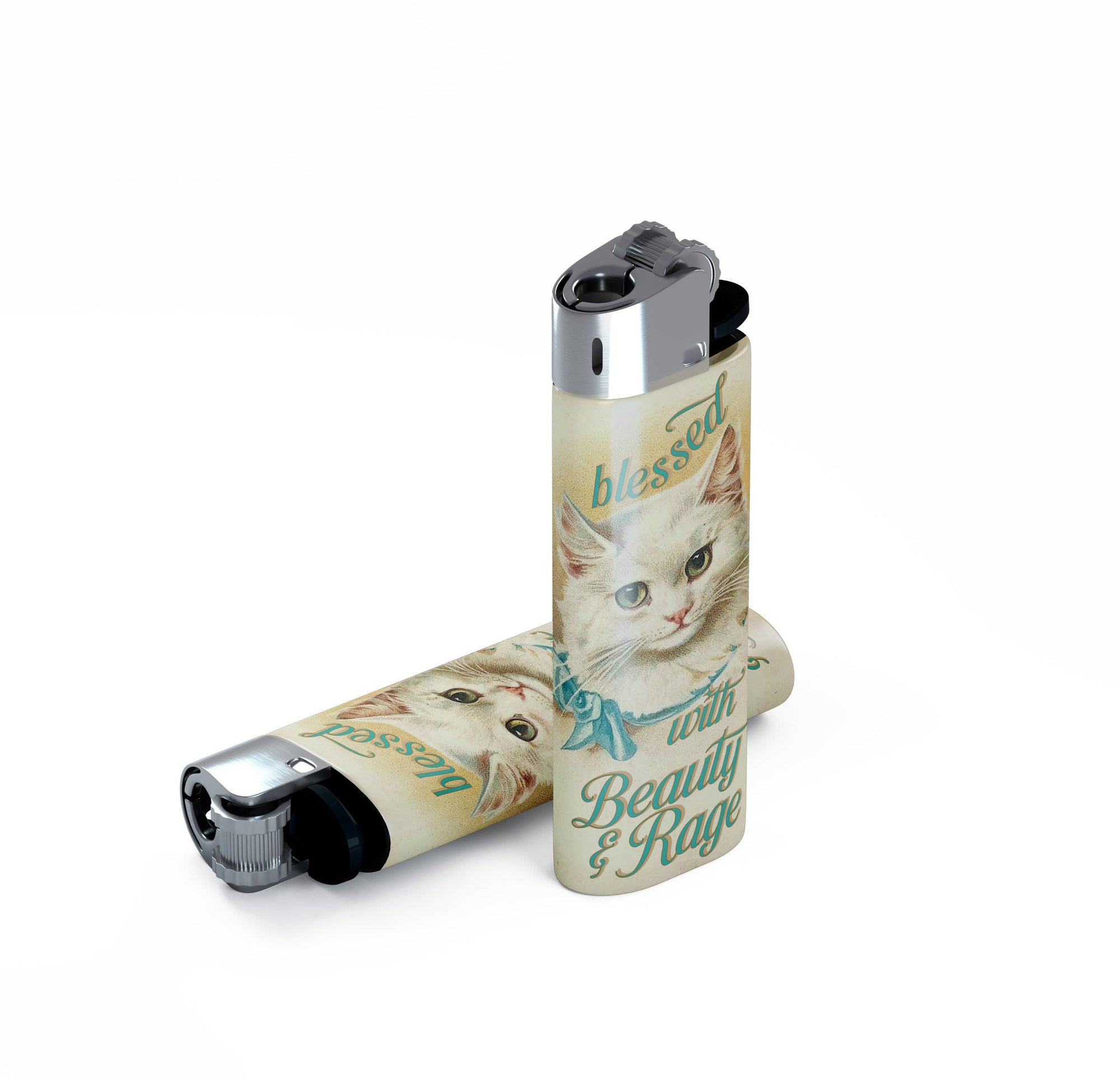Vintage Cat Beauty & Rage Lighter