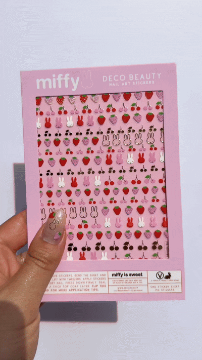 Nail Art Sticker, Miffy is Sweet