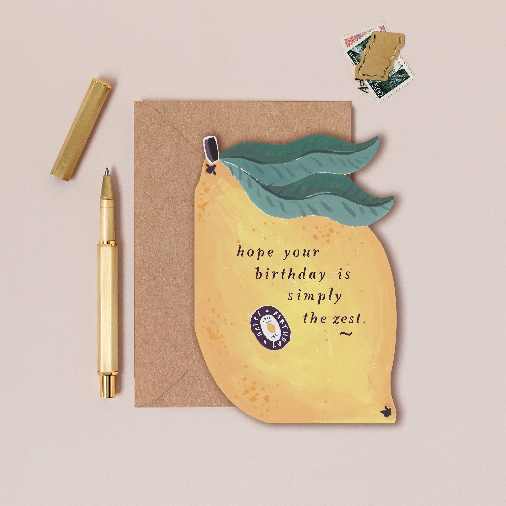 Lemon Zest Birthday Card
