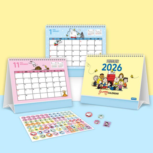 Peanuts Snoopy 2026 Desk Calendar