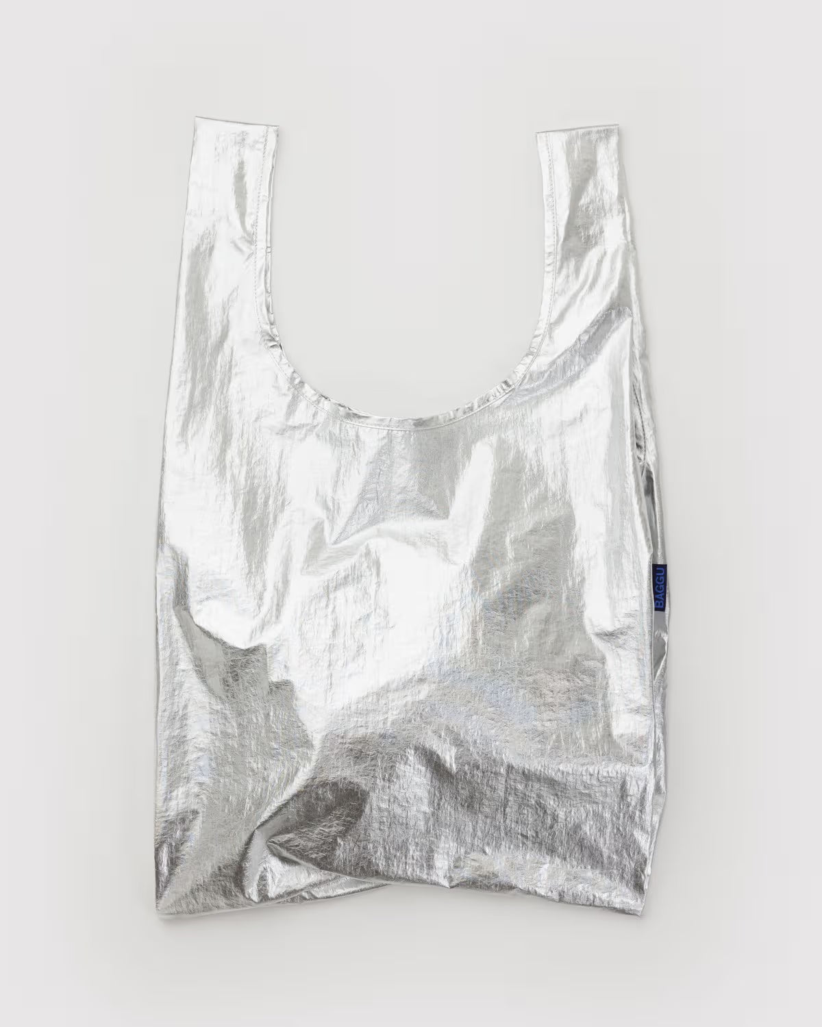 Standard Baggu, Metallic Silver