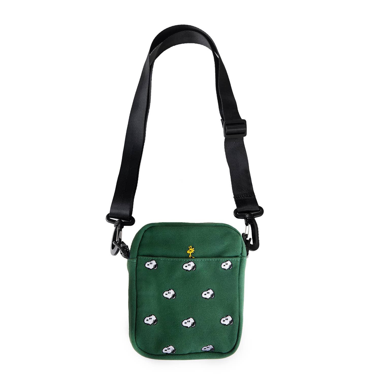 Snoopy Embroidered Crossbody Bag, Forest