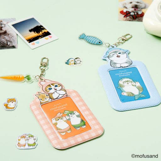 Mofusand Photo Card Multi Keyring, Shark