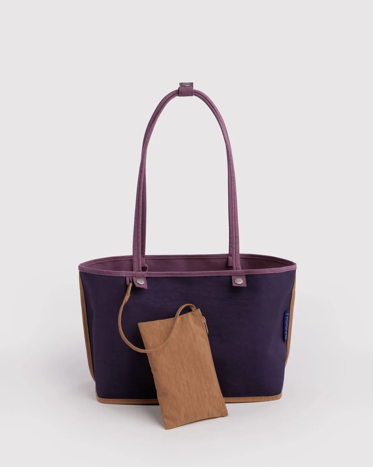 Medium Nylon Reversible Tote, Wild Plum Mix