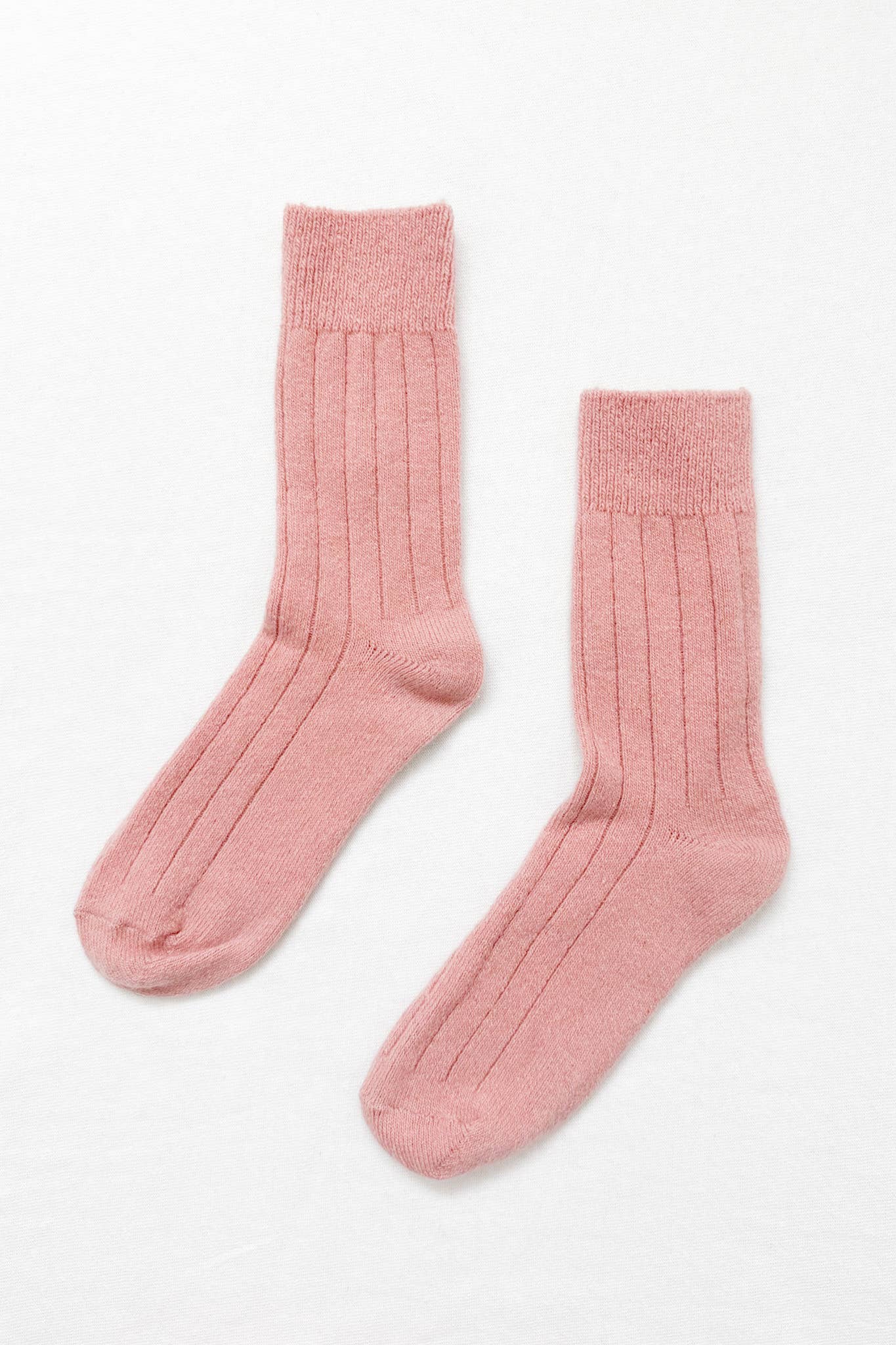 Classic Cashmere Socks, Rose Petal