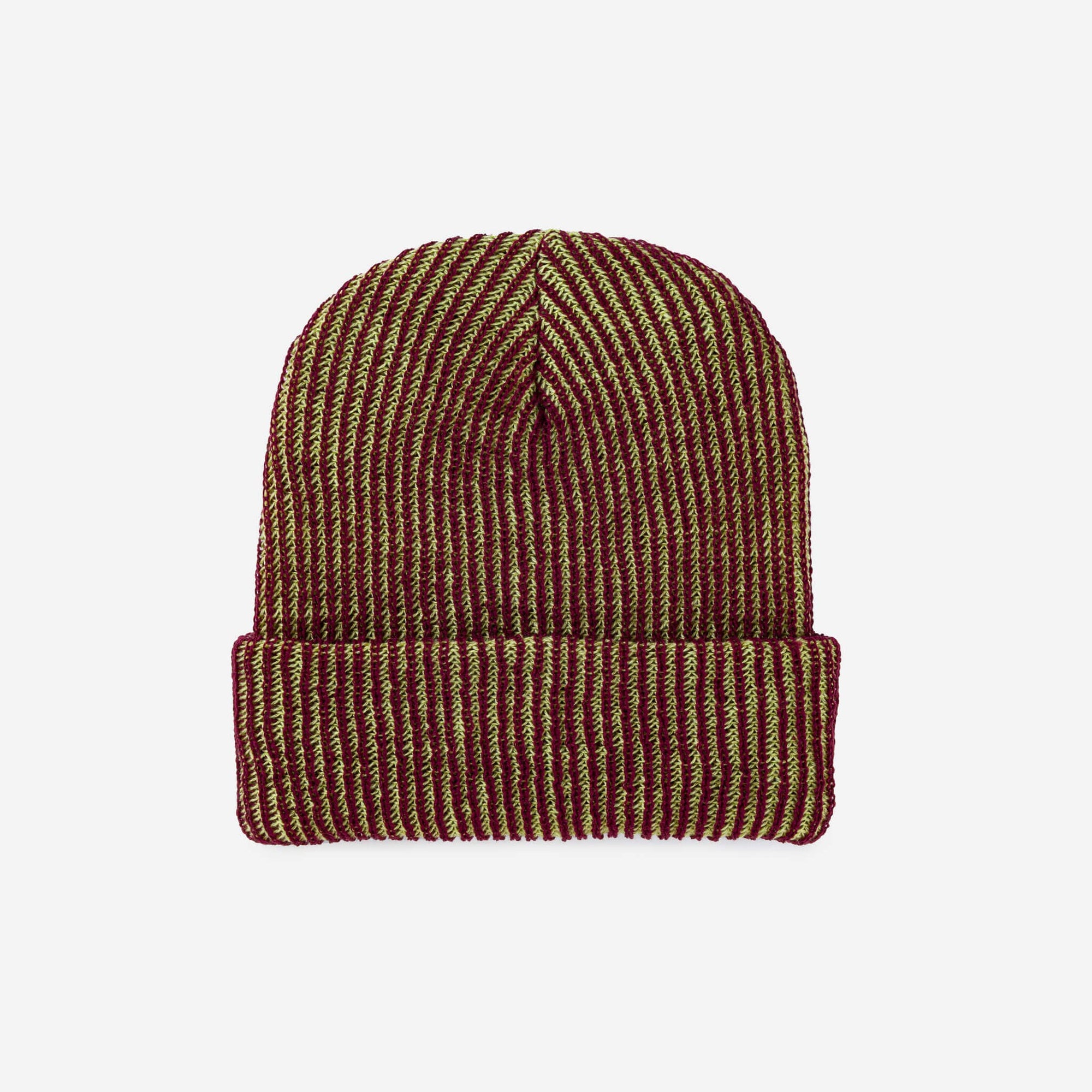 Simple Rib Beanie, Camel Poppy