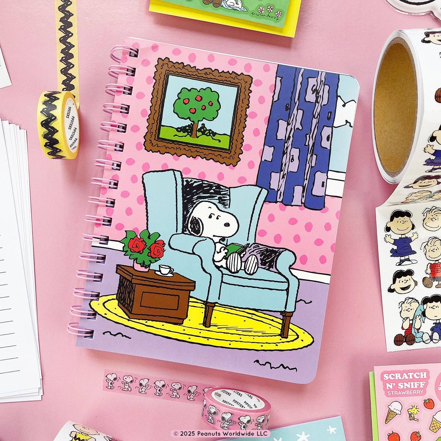 Snoopy Take It Easy Spiral Notebook