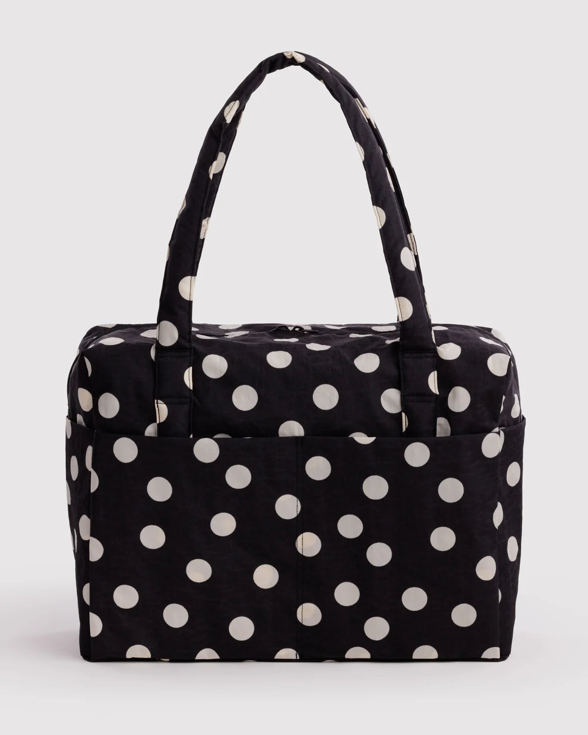 Cloud Carry-On, Black and Cream Polka Dot