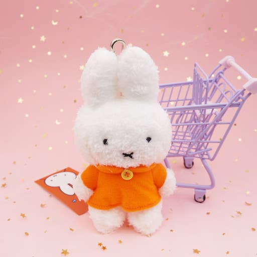 Miffy & Friends Fluffy Keychain, Orange
