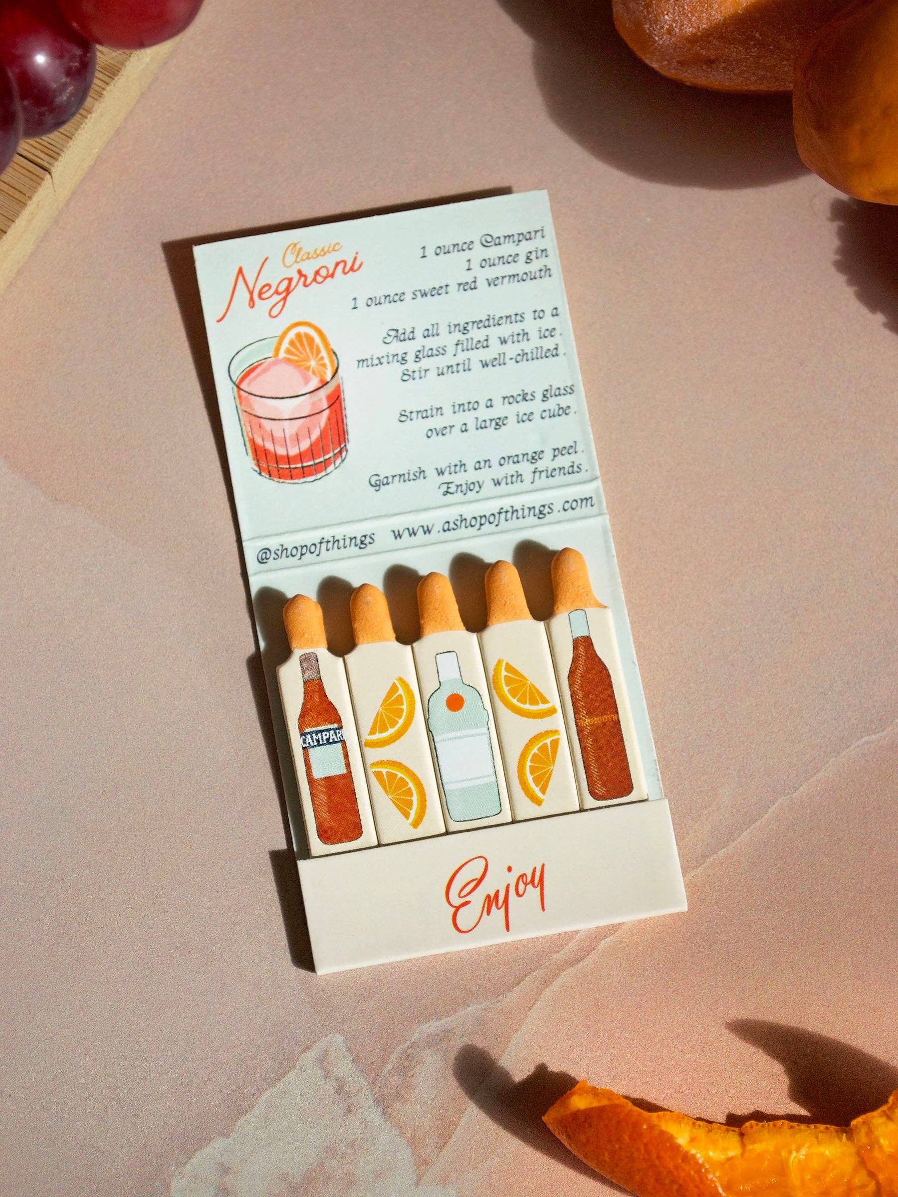 Negroni Matchbook