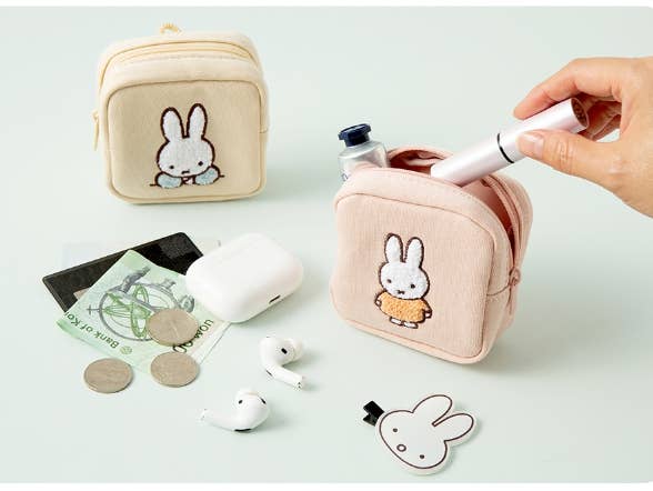 Miffy Mini Square Pouch, Pink
