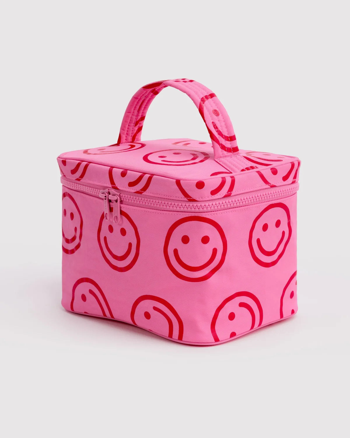 Large Cosmetic Case, Azalea Pink Happy