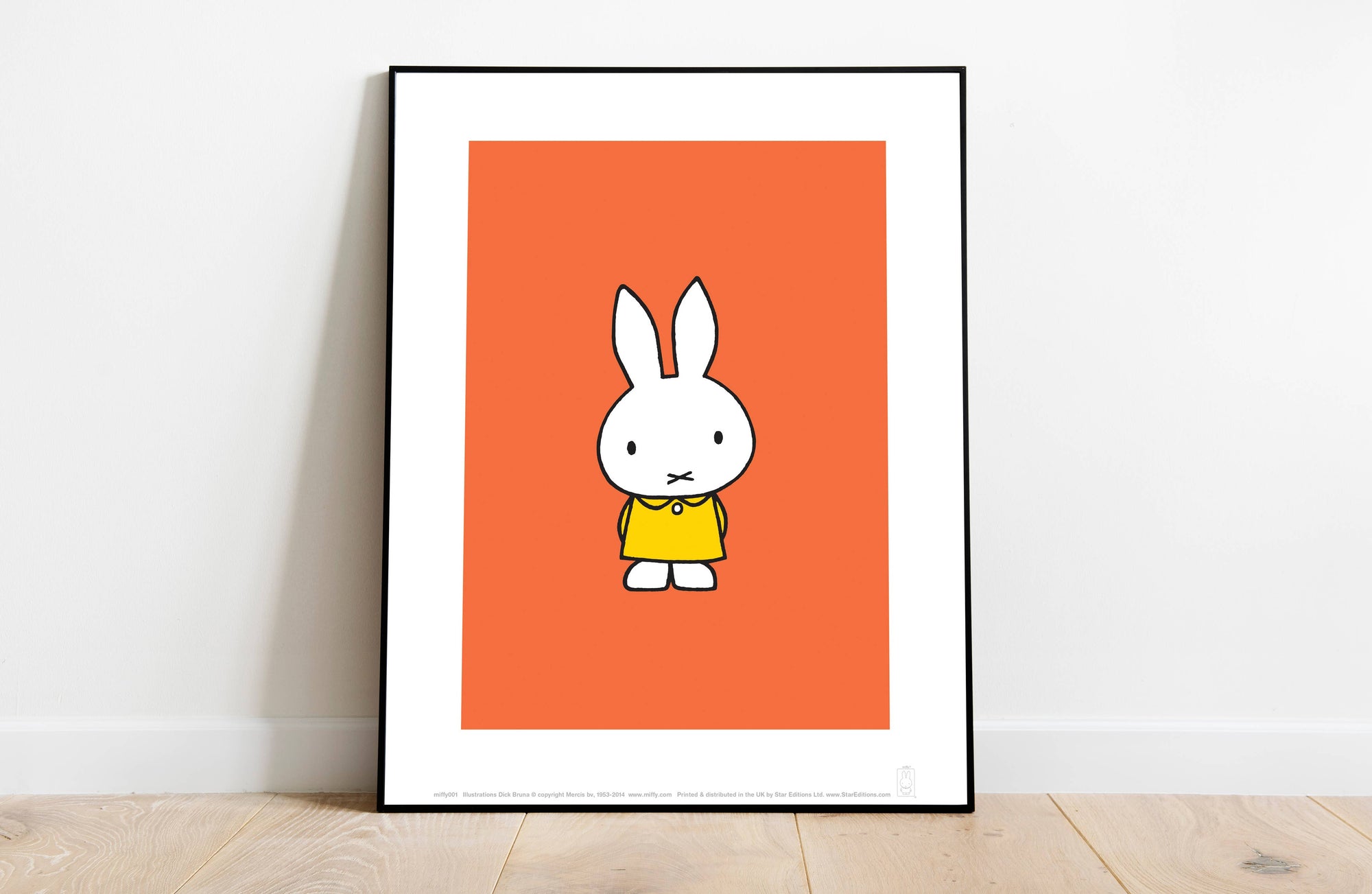 Miffy in Yellow Dress Art Print