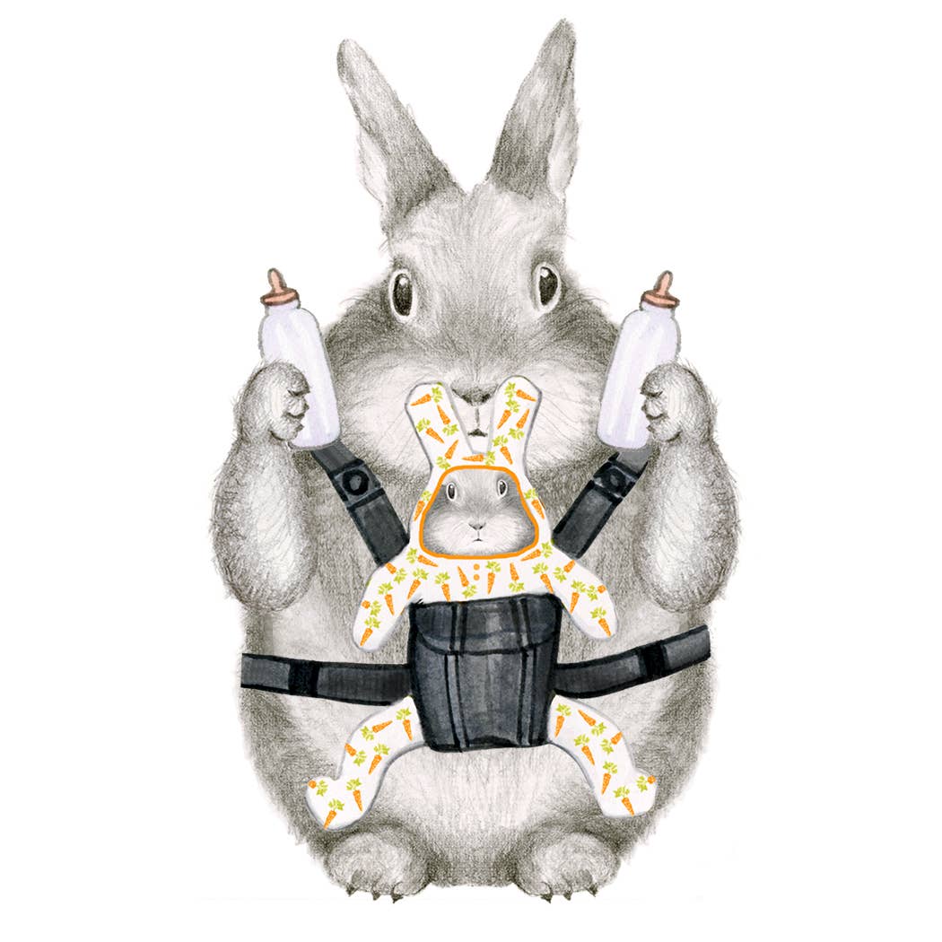 New Parent Bunny Card