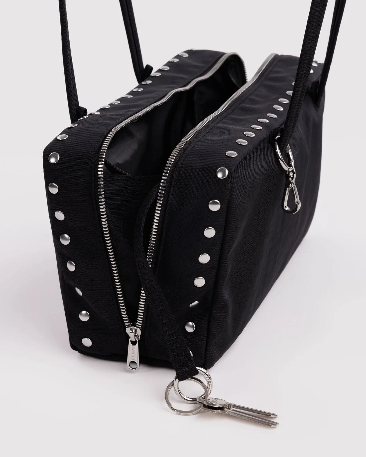 Nylon Bowler Bag, Studs