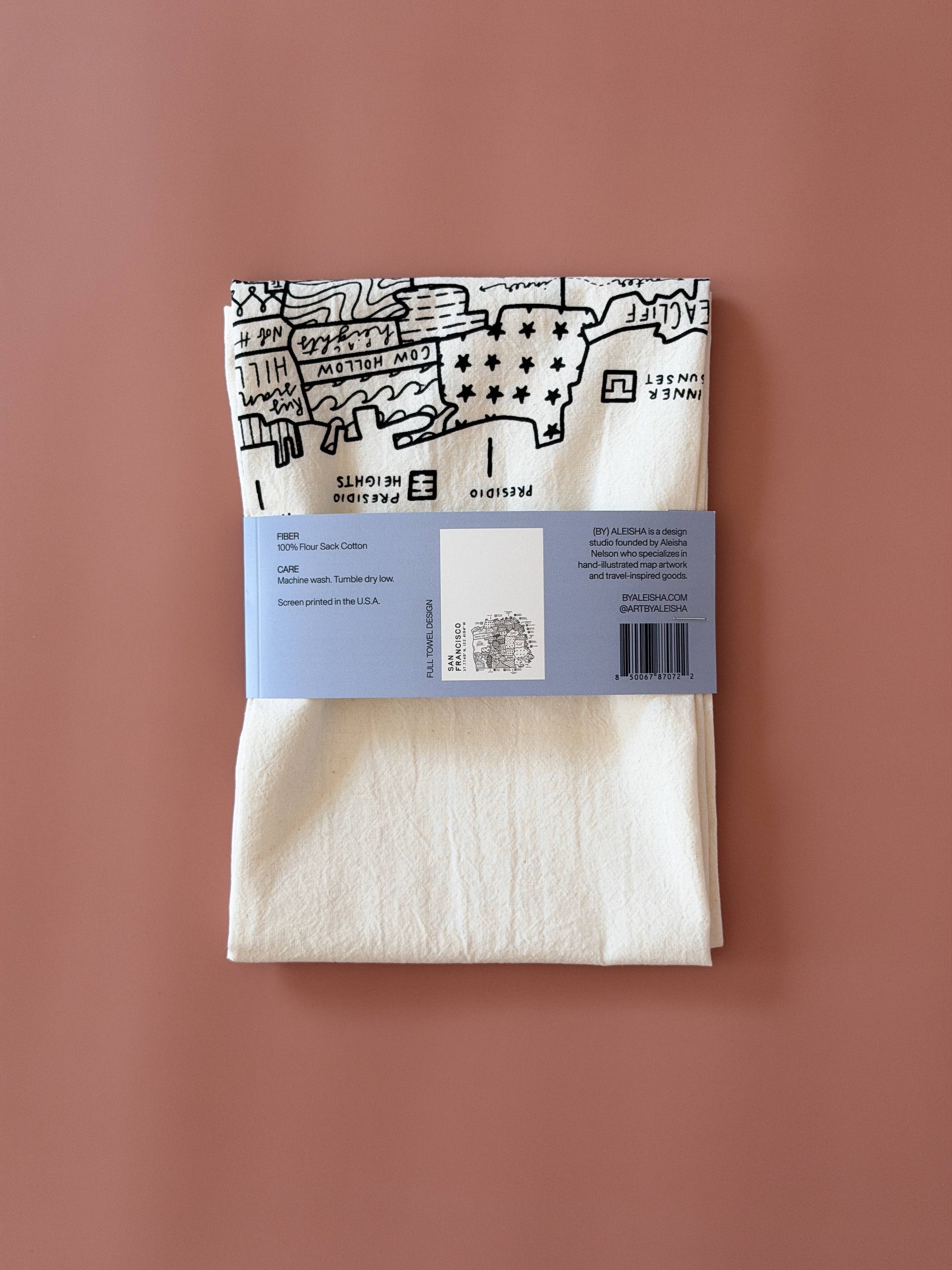 San Francisco Map Tea Towel