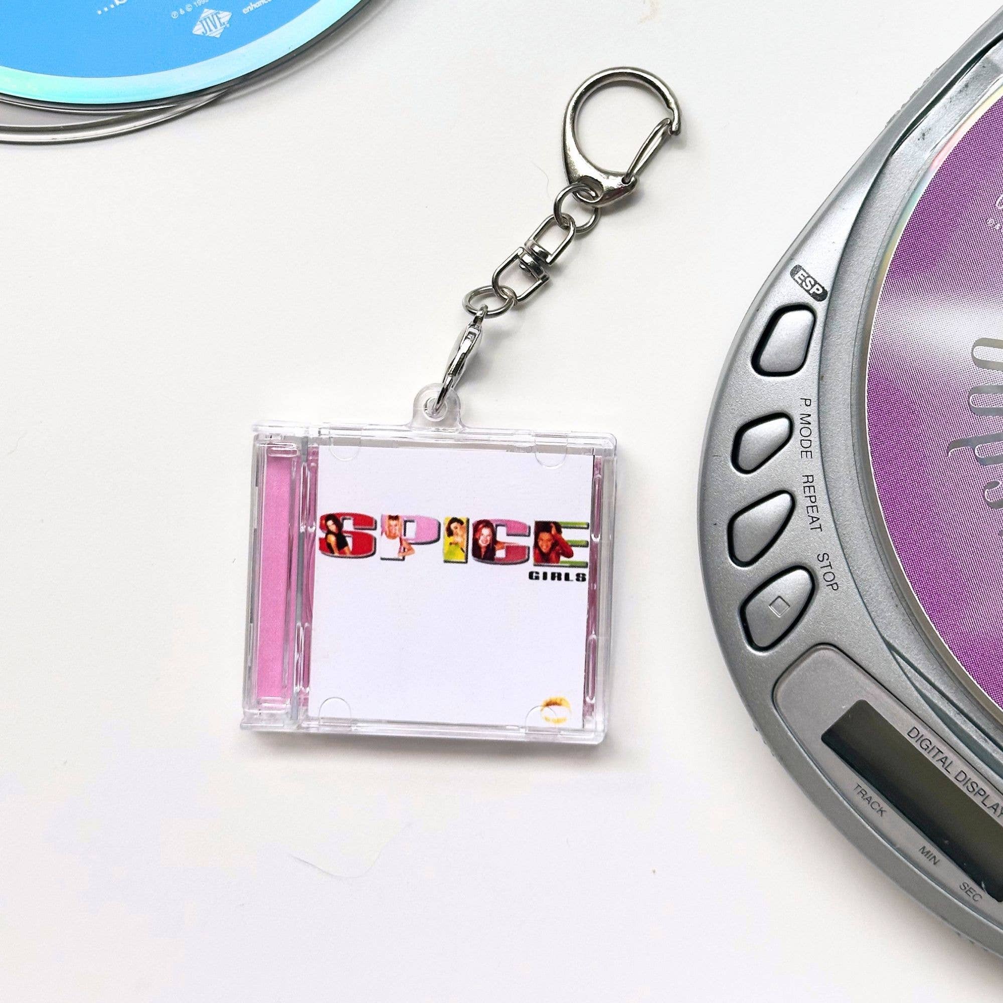 'Hit Clips' Mini CD Case Keychain, Spice Girls, Wannabe