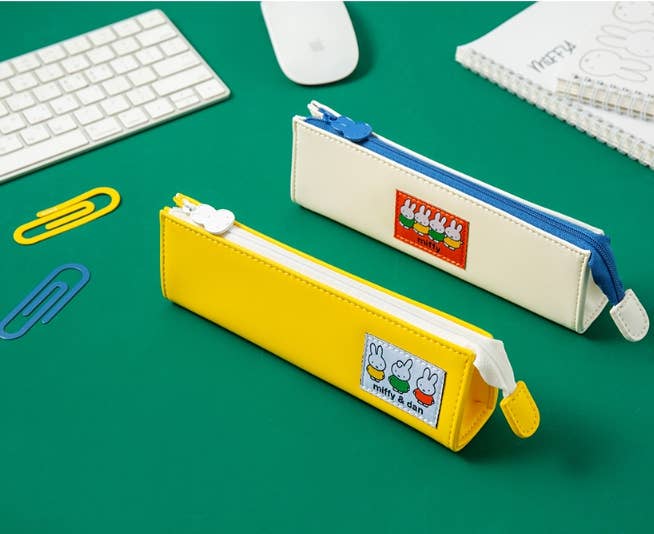 Miffy Patch Pencil Pouch Case, White