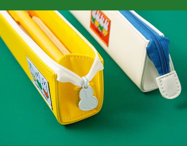Miffy Patch Pencil Pouch Case, White