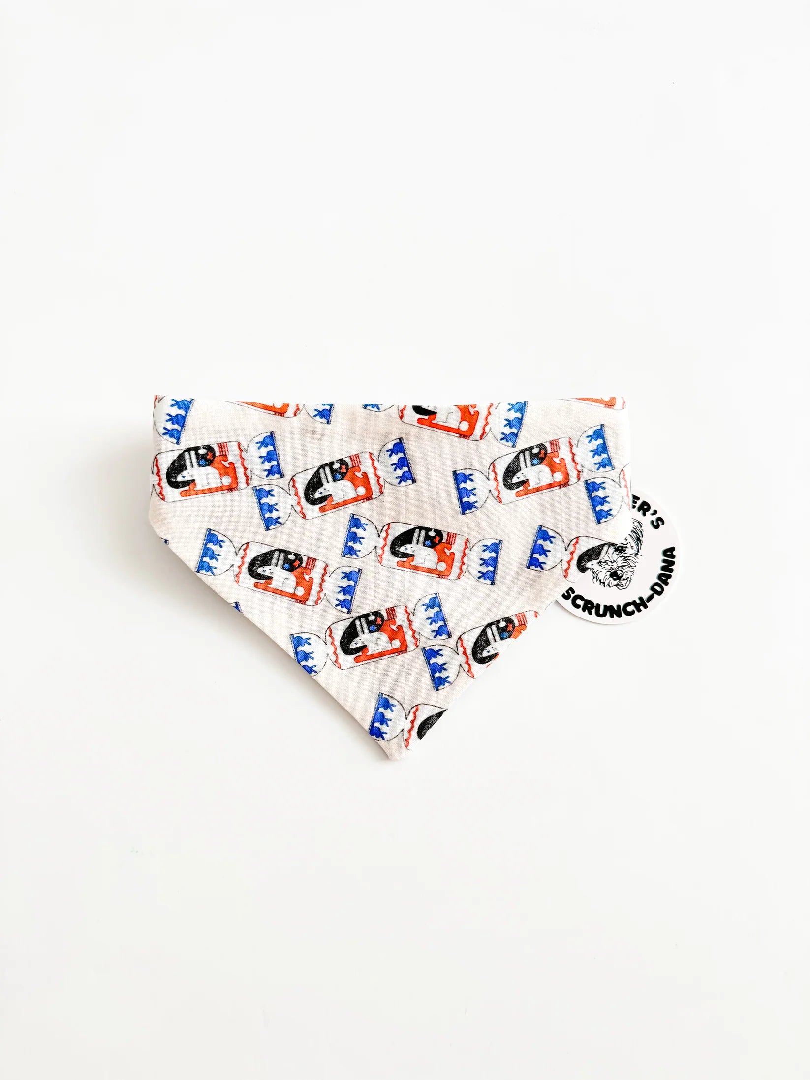 White Rabbit Dog Bandana