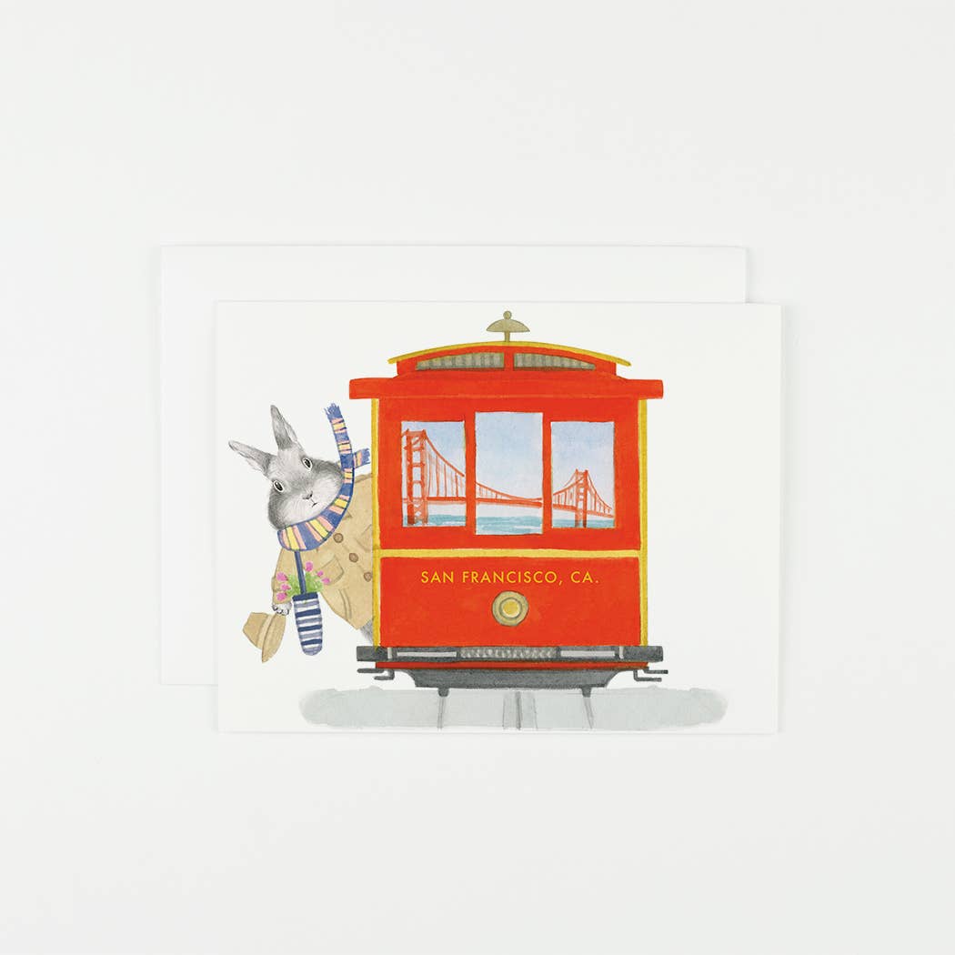 San Francisco Bunny Card