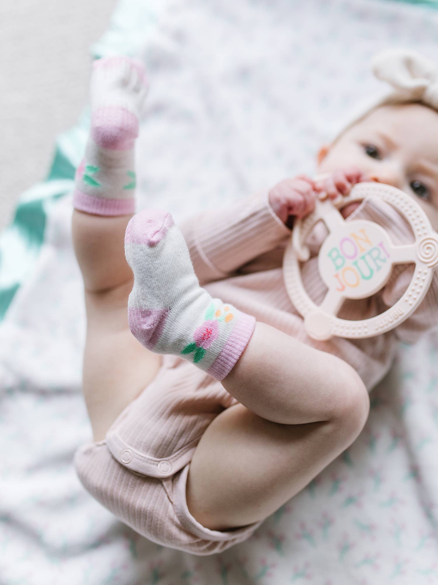 Sweet Daisy Baby Socks, Set of 3