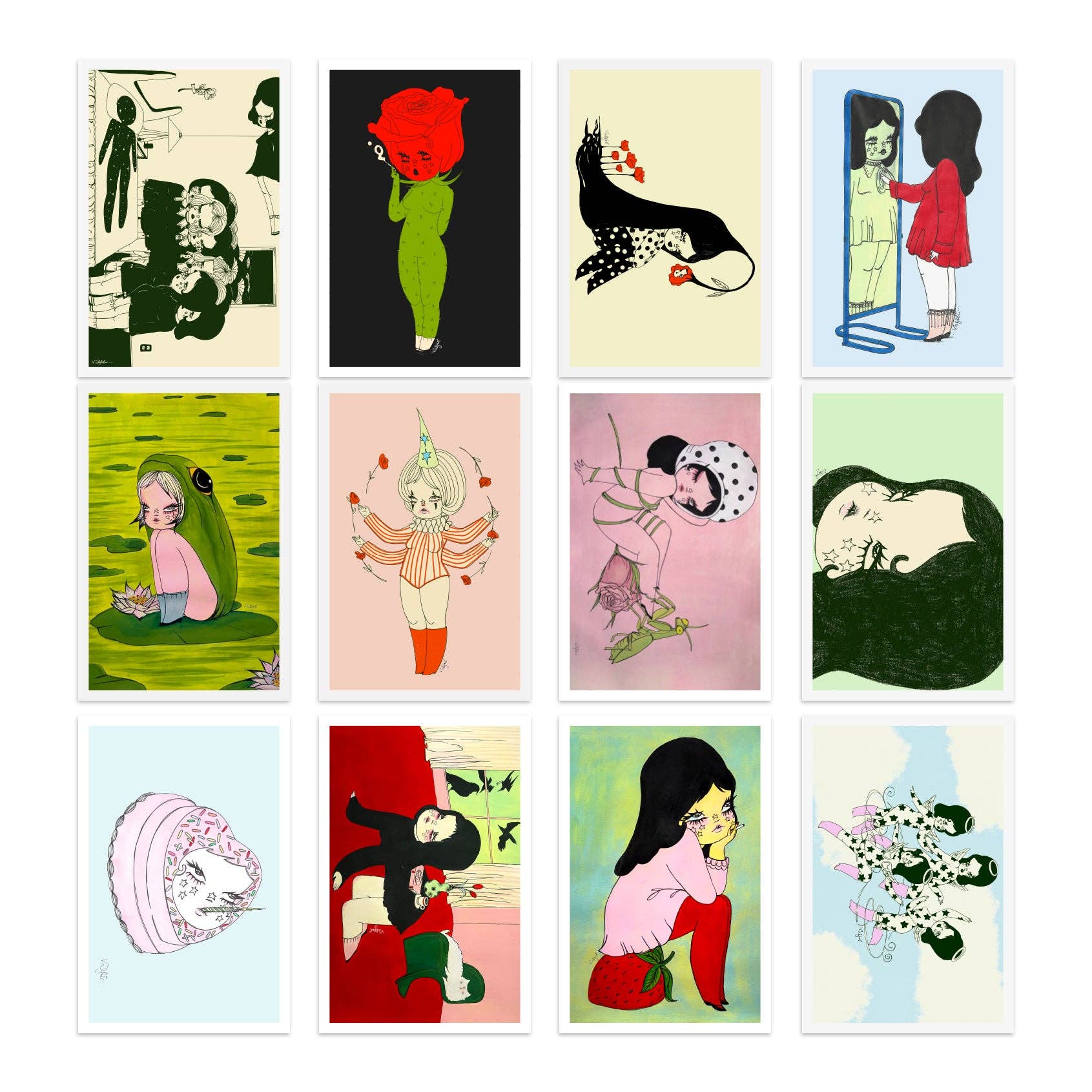 Valfre Postcards Vol 2, Set of 12