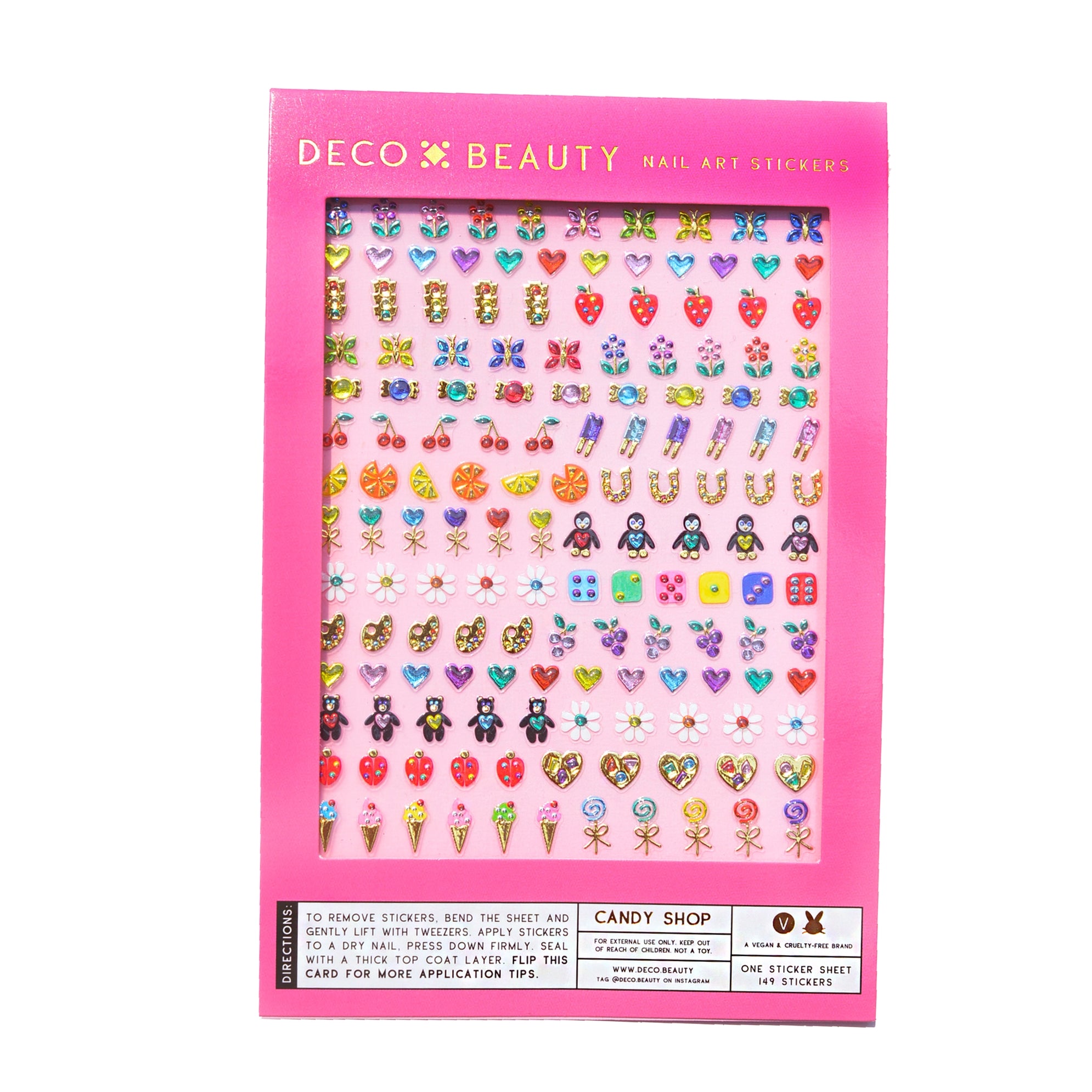 Nail Art Stickers, Candy Shop