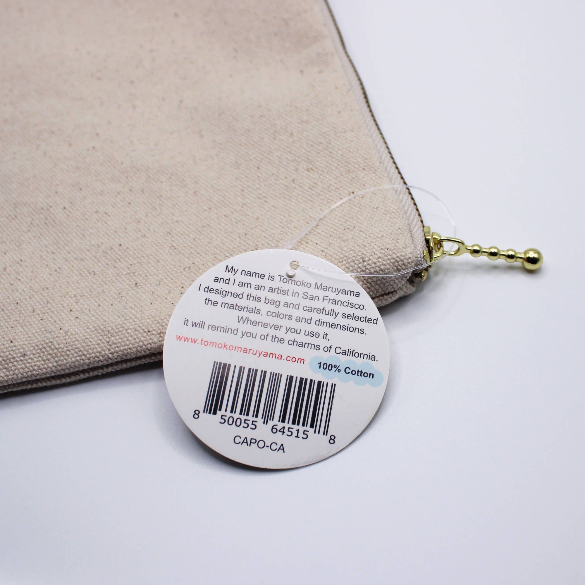 California Embroidered Pouch