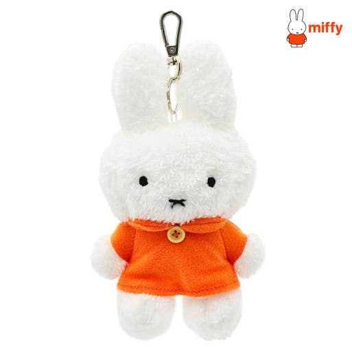 Miffy & Friends Fluffy Keychain, Orange