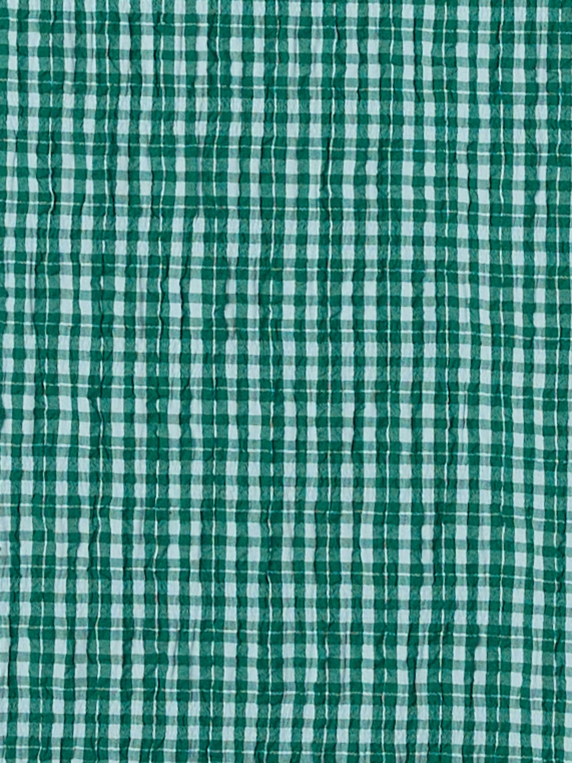 Plaid Wide Leg Pants, Green
