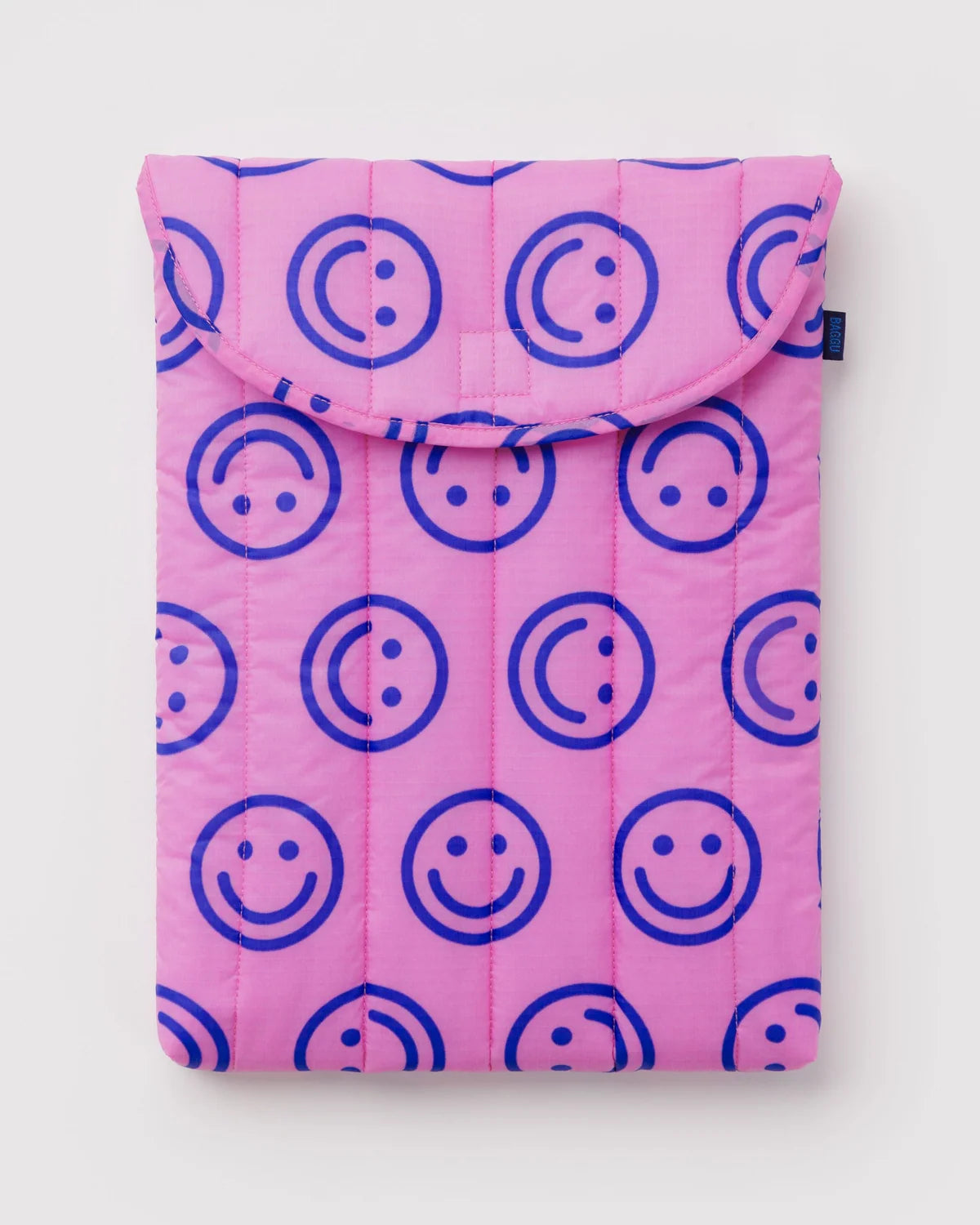 Puffy Laptop Sleeve 16", Pop Pink Happy