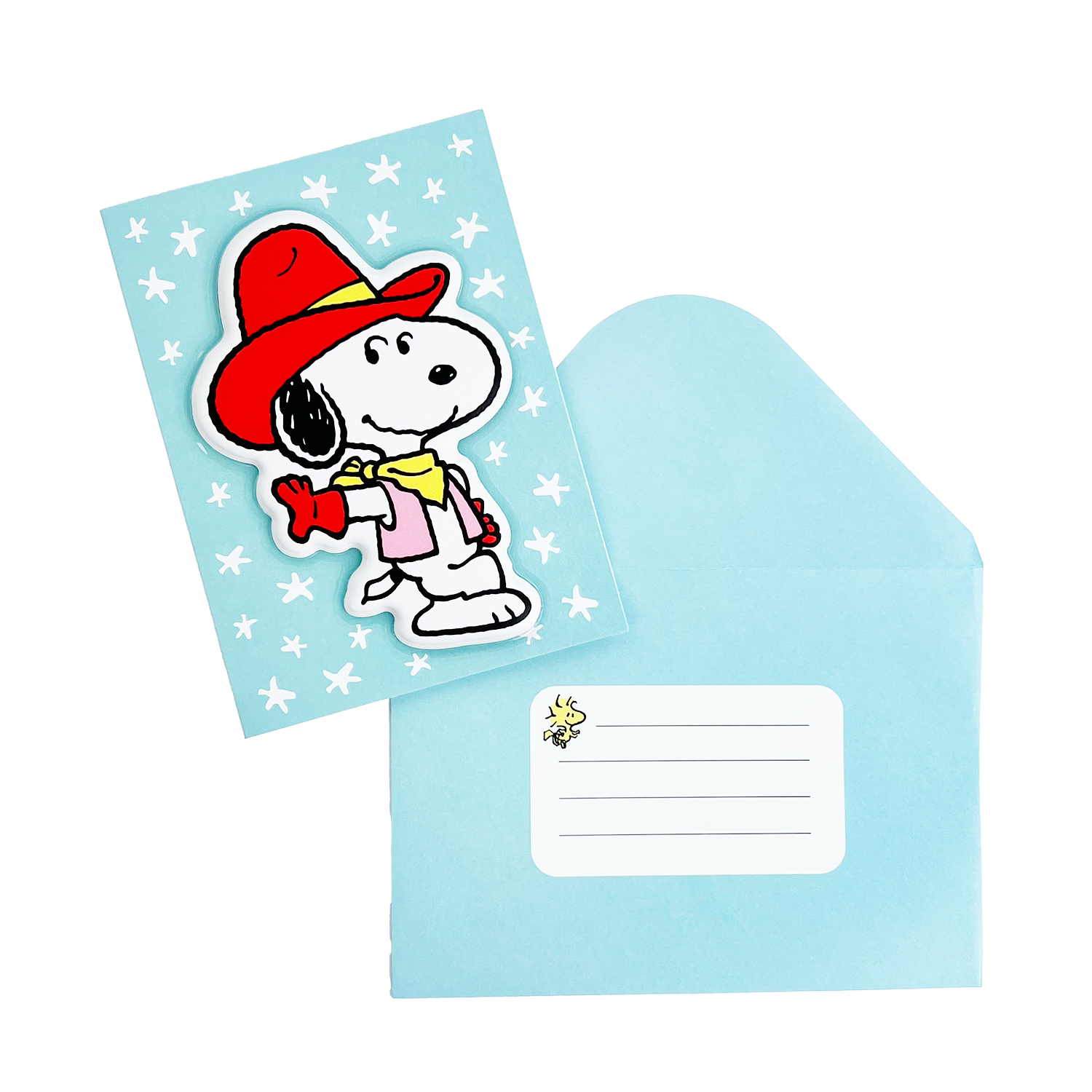 Cowpoke Snoopy Greeting Card