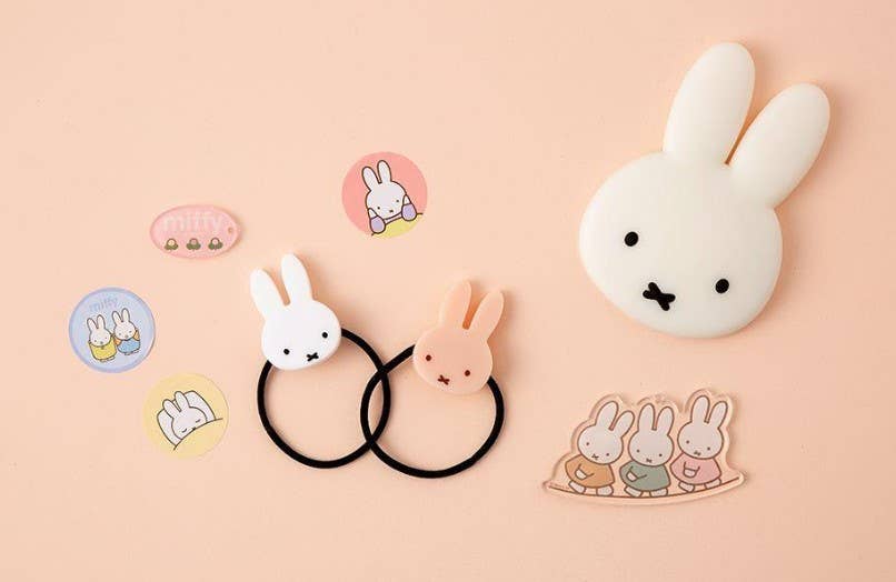 Miffy Hair Ties, Pink