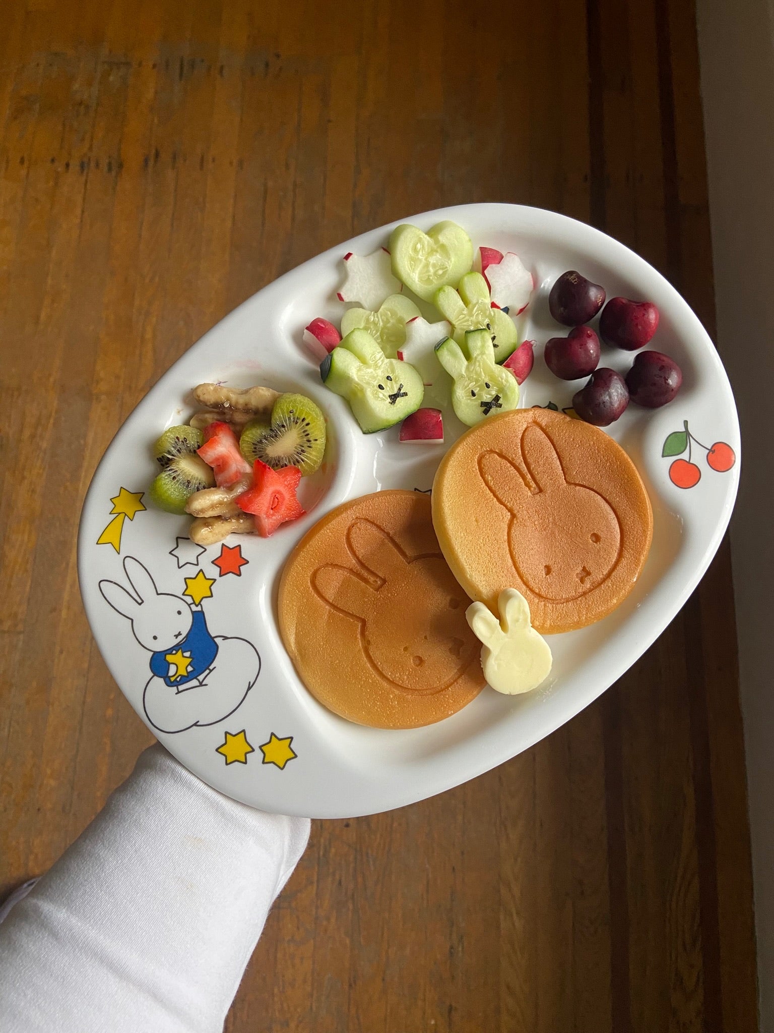 Miffy Lunch Plate, Stars & Clouds