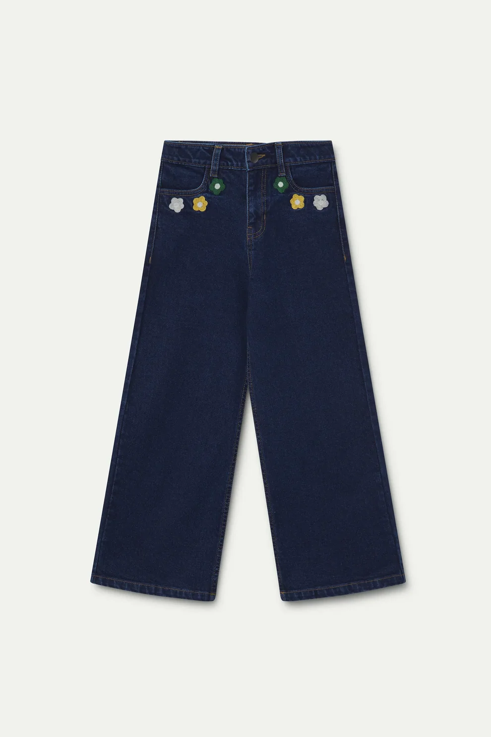 Trousers, Denim Floral