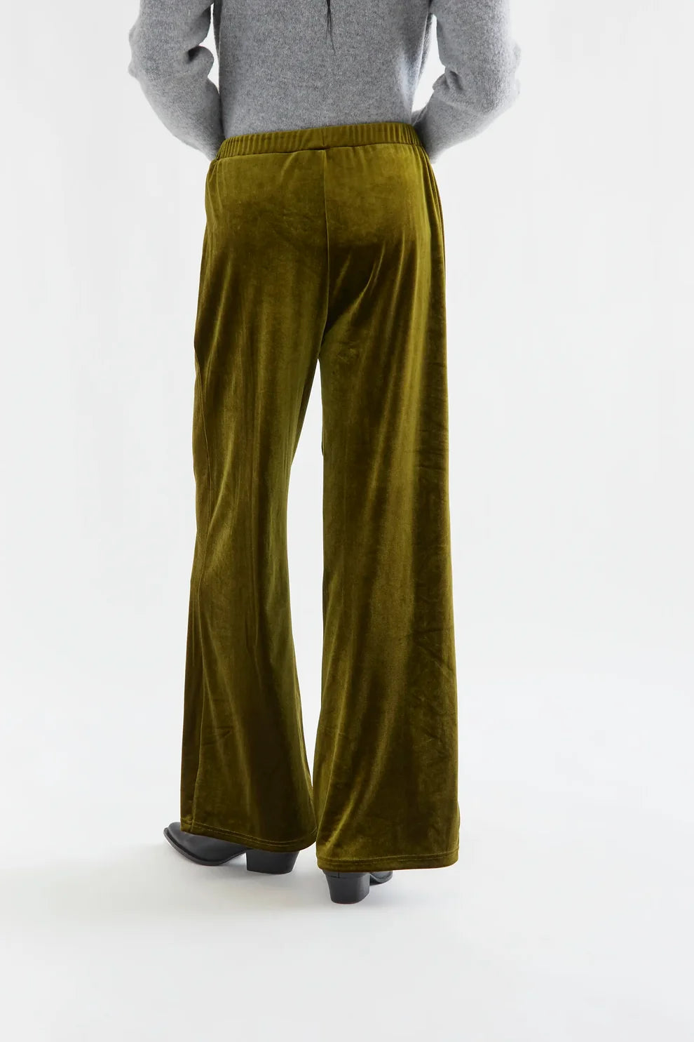 Velvet Trousers, Dark Green