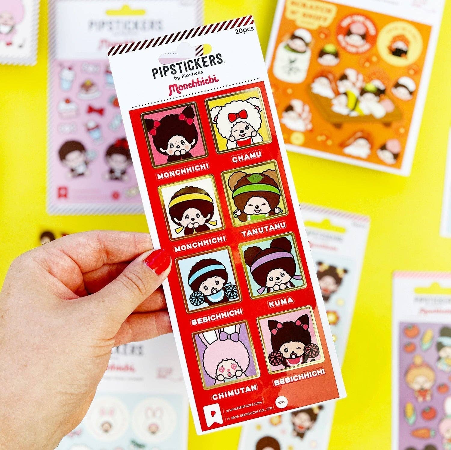 Monchhichi & Friends Sticker Sheet